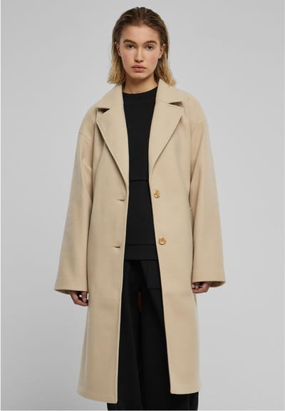 Urban Classics - Oversized Long Jas - XXL - Beige