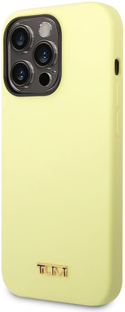 Tumi iPhone 14 Pro Back cover case - Liquid Silicone - Women Collection - Yellow