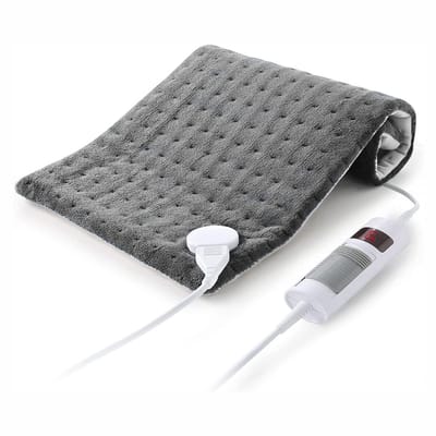 Florixa® Warmtekussen Elektrisch - Warmtekussen - Warmtedeken - 6 Niveau's - Grijs - 32cm x 16cm x 9cm