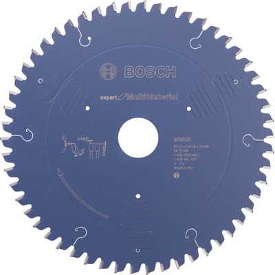 Bosch - Cirkelzaagblad Expert for Multi Material 210 x 30 x 2,4 mm, 54