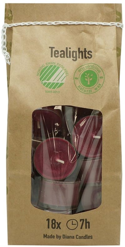 Theelichten - waxinelichten - bordeaux - 7 uur - theelichtjes - waxinelichtjes
