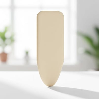 Maison Elara Strijkplankhoes van katoen, elastisch, 120-125 cm x 40-46 cm, kaki
