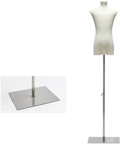Kinder etalagepop - Kleding display pop - Kleding presenteren - In hoogte verstelbaar - 129-180 cm - Linnen