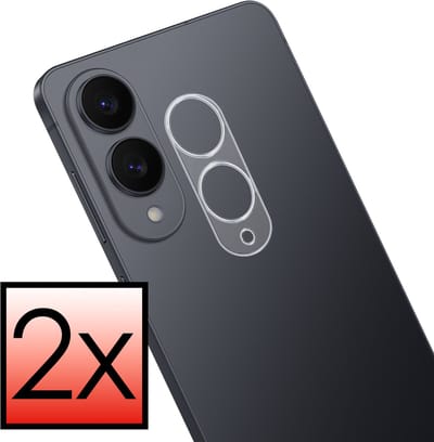 Camera Lens Protector - 2 Stuks - Geschikt voor Samsung Galaxy S25 Edge - Camera Screenprotector - Beschermglas - Gehard Glas - Tempered Glass - Screen Protector