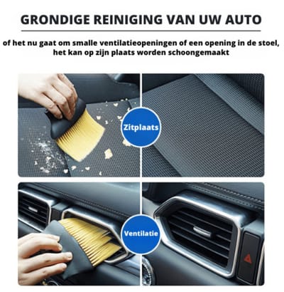 Waledano® Auto Reinigingsborstel - Schoonmaakborstel- borstel voor airconditioning - toetsenbord - detailreinigingsborstels - Auto Interieurreiniger -Voor Auto & Motor