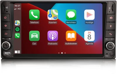 Carplay autoradio voor Toyota Corolla | Prado | RAV4 | Hilux| 1996 t/m 2015 | Android 13 | Draadloos Apple Carplay & Android Auto | 4GB + 64GB | 8-Core processor | Cartronix | 2025 model | 1996 t/m 20010 2011 2012 2013 2014 2015| Bluetooth & Wifi