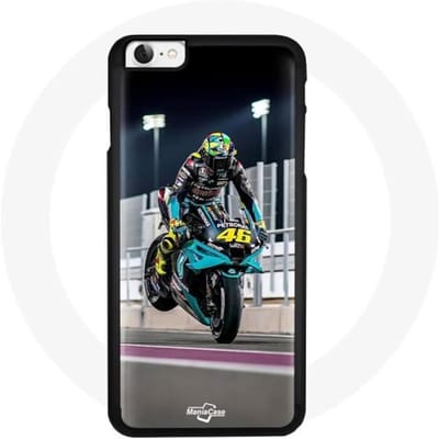 Coque de téléphone - Valentino Rossi - iPhone SE - Noir - Souple - Protection contre les chocs