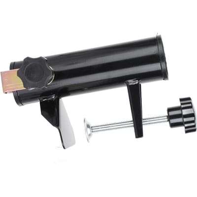 Pince de Parapluie Acier Extérieur Stable Clip de Parapluie pour Jardin Cour Canne à Pêche Noir black