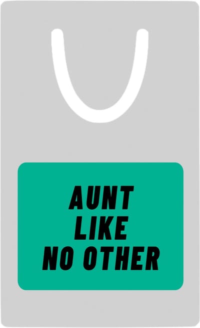 Hacebo® - aunt like no other metalen boekenlegger - Tante - geweldige tante - niemand anders - verjaardag - cadeau - kado - bedankje - geschenk Bladwijzer boekenleggers - 7.6 cm x 5cm