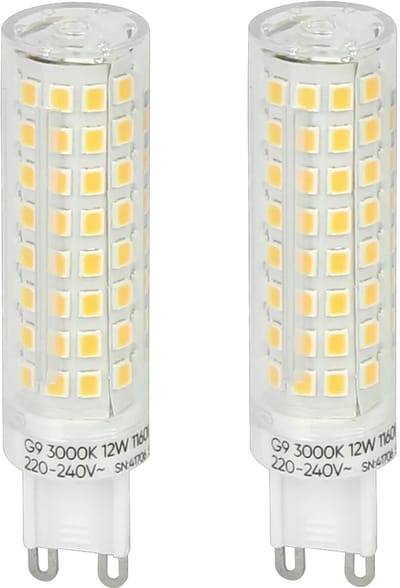 LED line LITE LED Insteeklamp G9 - 12W (vervangt 100W) - 1160lm - Ø19mm - 230V - Energiezuinig - 2 stuks
