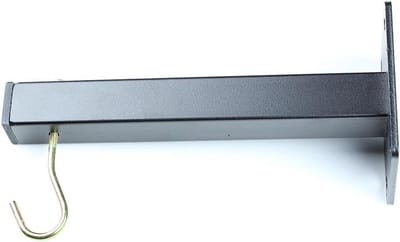 Projectiescherm Houders - Schermbeugels Beamer - Projectiescherm Ophangen - Verwijderbaar Ontwerp - 17 cm Lengte - Zwart