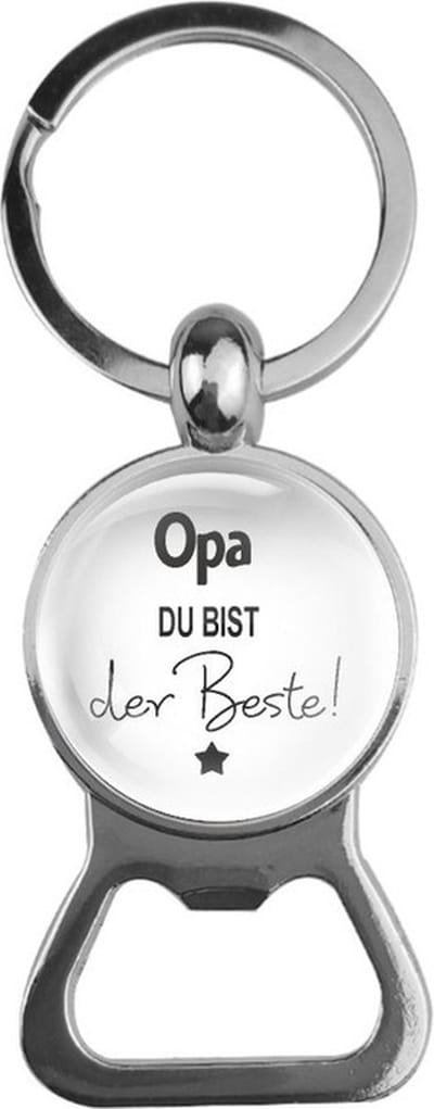 Bieropener Glas - Opa Du Bist Der Beste