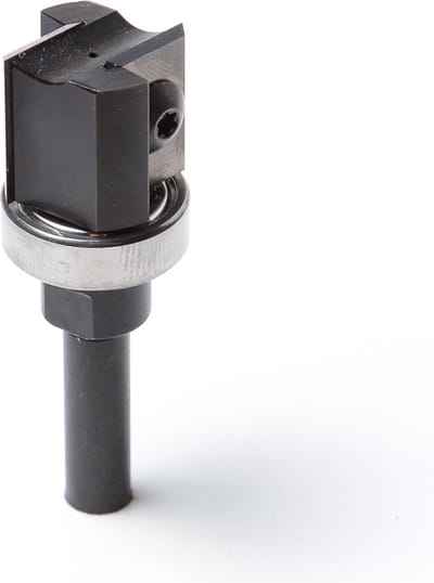 JSO-TRASCO keerkantenfrees recht 22mm - Hardmetaal - schacht 8mm met lager
