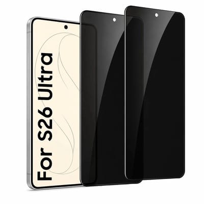 Screenprotector Privacy - Gehard Glas 9H Geschikt voor Samsung Galaxy S26 Ultra – Anti-kras - 2-Pack Tempered Glas
