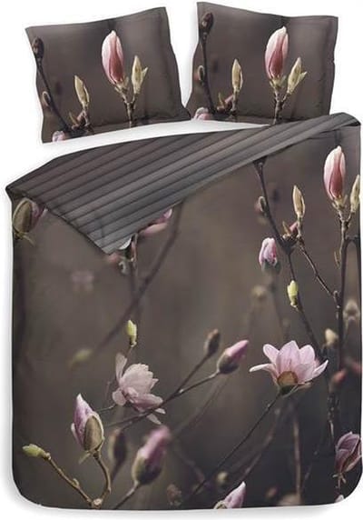 Heckett & Lane Sarah - Dekbedovertrek - Tweepersoons - 200x200/220 cm - Rose Taupe