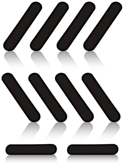Dailygoods - Loodband voor tennisrackets - 10,5 g golfband - Ter bescherming van peddelrandbescherming - Zwart - Verhoogt het tegengewicht - Geschikt...