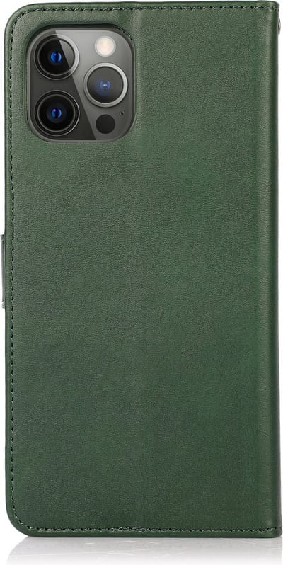 Hoesje geschikt voor Samsung Galaxy A52 - Bookcase - Koord - Pasjeshouder - Portemonnee - Kunstleer - Groen