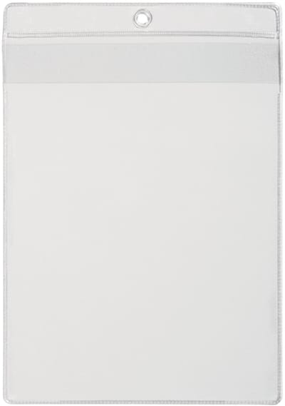 DURABLE ophangmapje, oog om op te hangen, transparant, kunststof, DIN A4, 10/VE