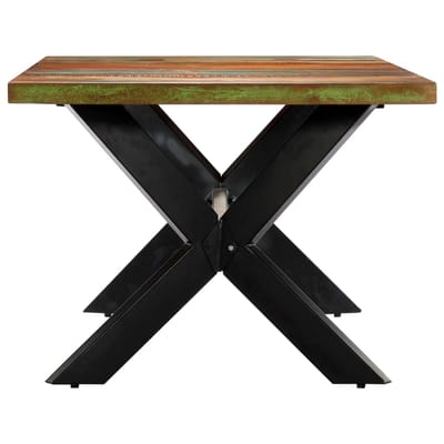 vidaXL - Eettafel - 200x100x75 - cm - massief - gerecycled - hout