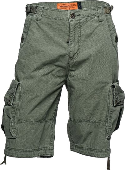 WCC West Coast Choppers Cargo-short Caine Ripstop olijfgroen