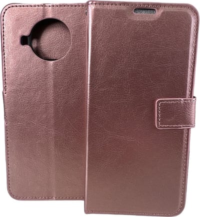 Portemonnee Book Case Hoesje Geschikt voor: Xiaomi Mi 10T Lite - Rosegoud