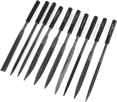 Houtsculptuur Rasp- en Vijlset, 10 Delig Set