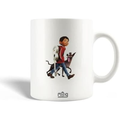 Mug en Céramique Coco 2017 Miguel Rivera et Son Chien