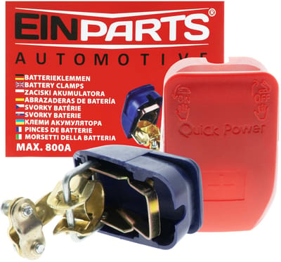 Einparts Auto-Accu-Aansluitingen 12V 24V 800A Met Afdekking Voor Auto's