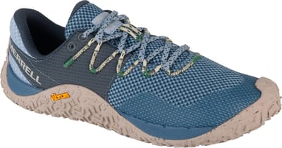 Merrell Trail Glove 7 J068186, Vrouwen, Blauw, Hardloopschoenen,Hardloopschoenen, maat: 37