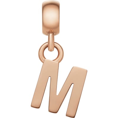 Daniel Wellington DW Charm Letter M Rose Gold