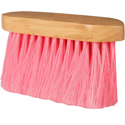 Houten paardenborstel met lange zachte haren HORKA