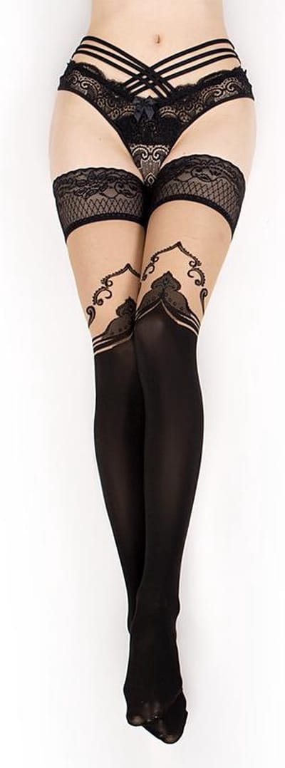 Ballerina's Secret - Hold-Up Kousen 492 - Zwart