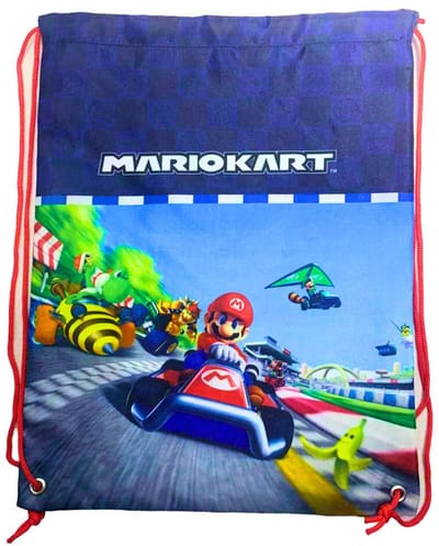 Mario Kart Gymtas – Zwemtas voor Kinderen – Lichtgewicht met Koordsluiting