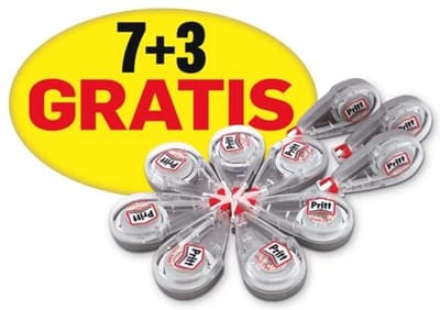 Mini Roller Correctietape 10 Stuks - Ideaal voor Wissing en Corrigeren