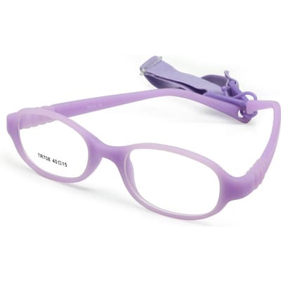Babybril Frame in Brilvorm met Band & Normale Glazen Maat 40/15 Zonder Schroef Veilig Buigbaar Jongens Meisjes Babybril met Koord