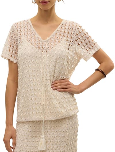 Vero Moda Dylie V-neck Woven Shirt Dames - Maat M