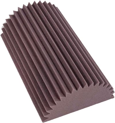 Akoestische Hoekpanelen - Geluidsisolatie Schuim - Geluidsverbetering Studio - Laagfrequente Absorptie - 20x20x50cm - Paars