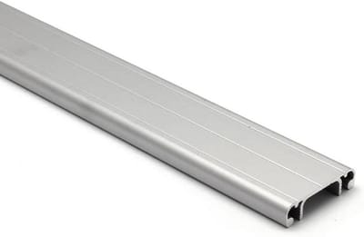 Kabelgoot Deksel - Aluminium Profiel - Kabel Organisatie - Op Maat Gesneden - 149 cm - Aluminium