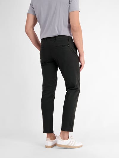 LERROS Chino met stretch, comfortabele pasvorm , Maat: W30_L34 , Kleur: BLACK , 98% katoen, 2% elastaan