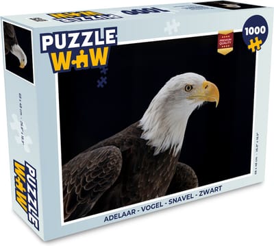 Puzzel Adelaar - Vogel - Snavel - Zwart - Legpuzzel - Puzzel 1000 stukjes volwassenen