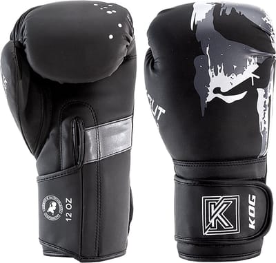 Knockout Gear Bokshandschoenen Zwart/Wit/Grijs - 8 oz