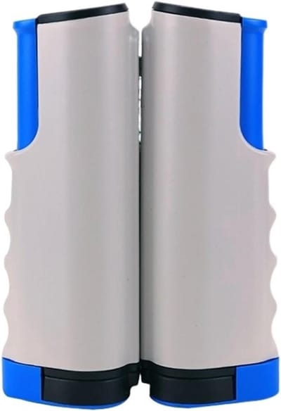 Tafeltennis Net - Ping Pong Net - Overal Spelen - Intrekbaar Ontwerp - 1 Stuk - Grijs-Blauw