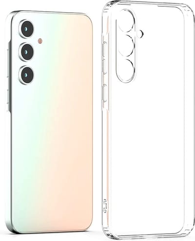 Geschikt voor Samsung Galaxy A54 Hoesje - Siliconen - Samsung A54 Hoesje Transparant Siliconen Case