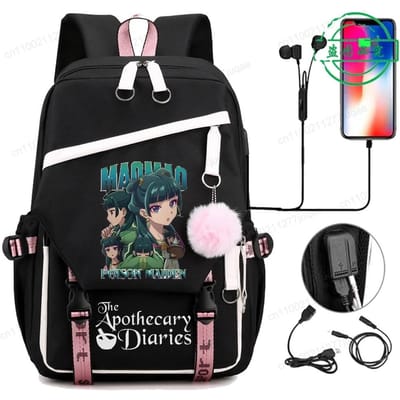 De Apothekersdagboeken Anime Cosplay Rugzak Studenten Schooltas Cartoon Boekentas Laptop Reizen Rugzak Buiten Kinderen Cadeaus