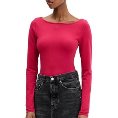 T-Shirt Lange Mouw Tommy Hilfiger Tjw Slim S Flag