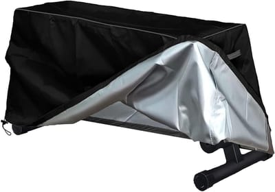 Trainingsbankhoes - Fitnesswrap - Apparatuur Beschermen - Waterdicht Oxford Materiaal - 152 x 46 x 54 cm - Zwart