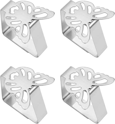 Dik Tafelkleed Klemmen Set van 4, Antislip Tafelclips voor Buiten en Binnen, Ideaal voor Tuinfeesten en Restaurants