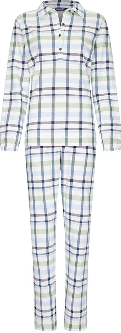 Geruite pyjama French terry Febe