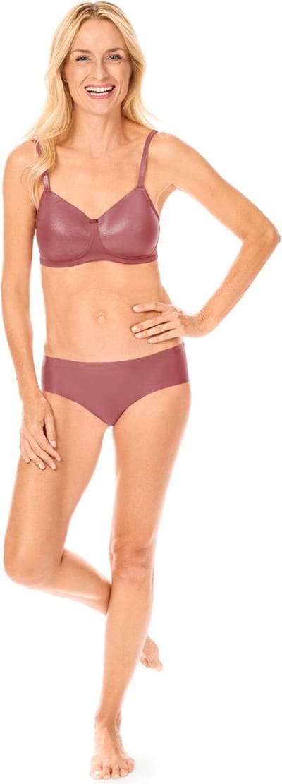 Amoena Ivy SBP Voorgevormde Prothese Bh Ivy SBP Sparkly Rouge - maat EU 95C / FR 110C