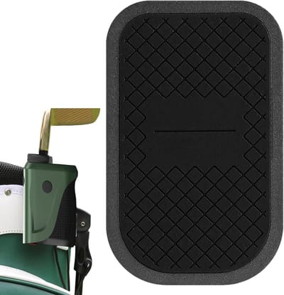Afstandsmeter clip - Riemhouder houder - Handsfree golfen - Sterke magneet - 7.4 x 5 cm - Zwart